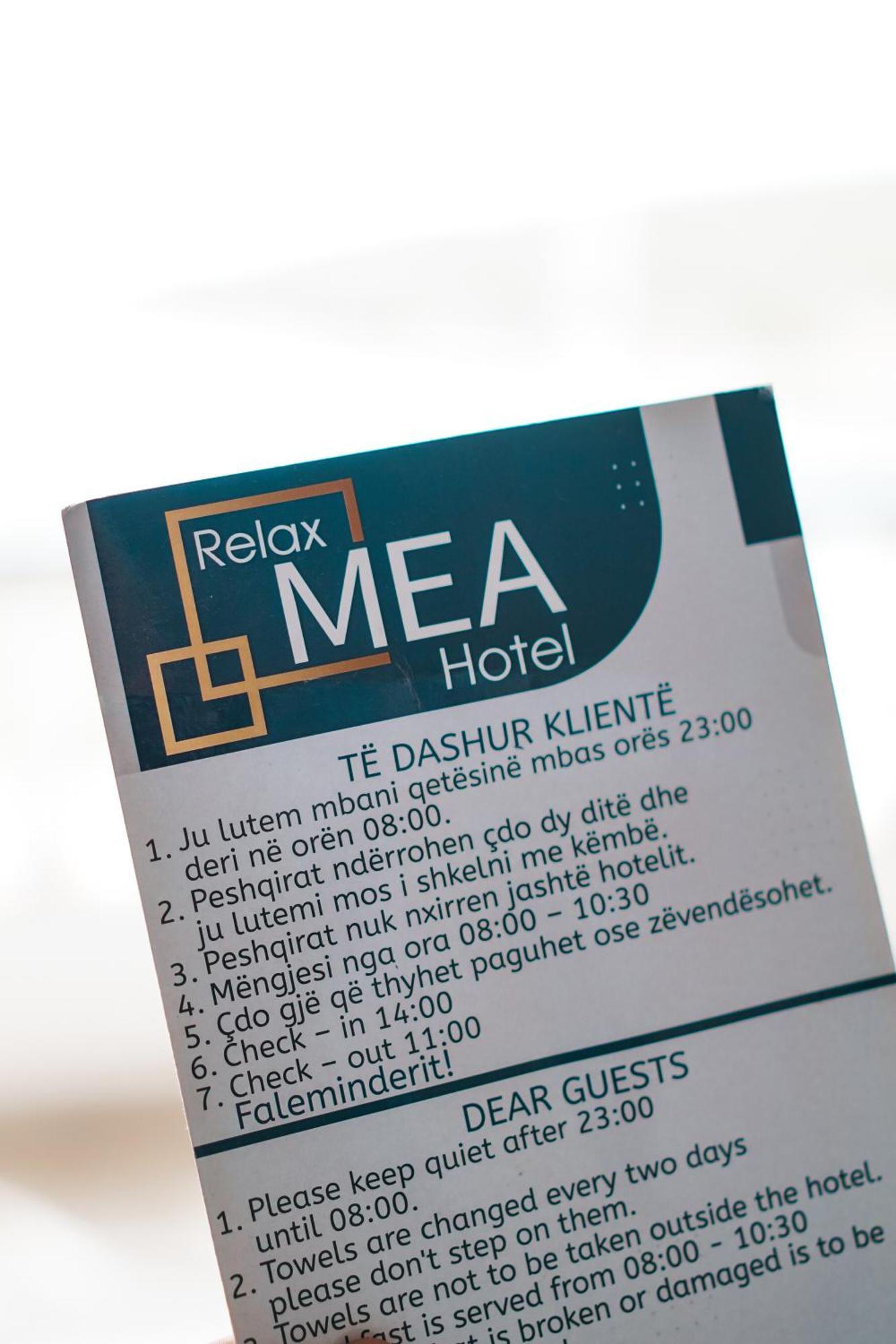 Relax Mea Hotel Sarandë Esterno foto
